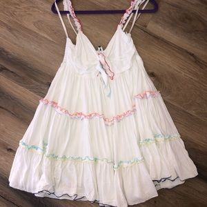 White babydoll dress